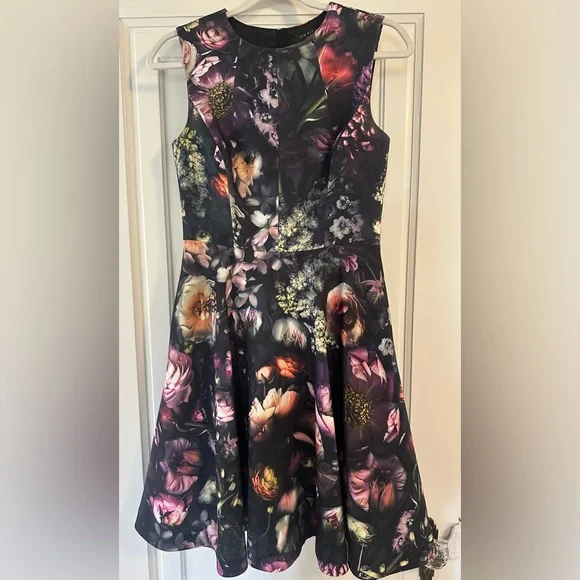 Ted Baker Floral Fit & Flare Dress